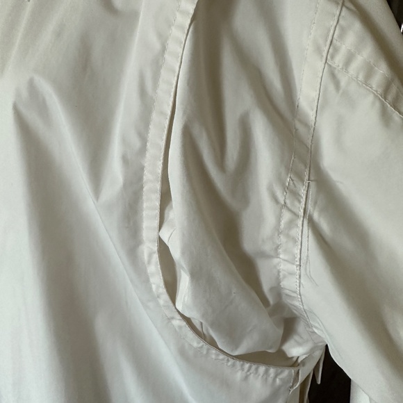 Vintage Rainforest Men's Windbreaker White with Hoodie Size Medium - Picture 6 of 9